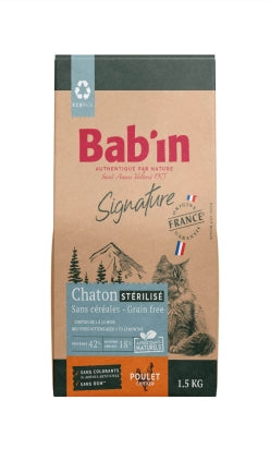 BAB'IN SIGNATURE CHATON SANS CEREALES 1.5 KG