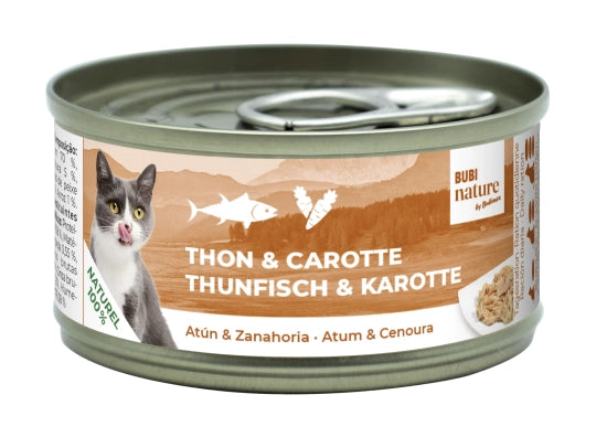 Bubi Nature, thon/carotte, 70g
