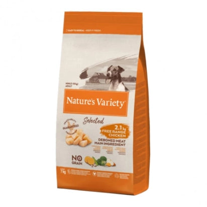 NATURE'S VARIETY chien Selected mini adult poulet 7kg