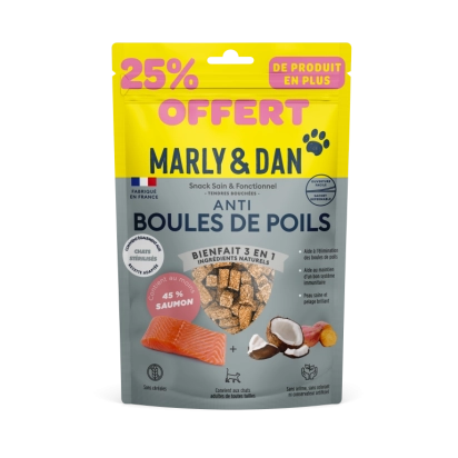 SNACK ANTI BOULES DE POILS POUR CHAT - 40 G