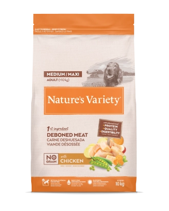 NATURE'S VARIETY chien Selected med adult poulet 10kg